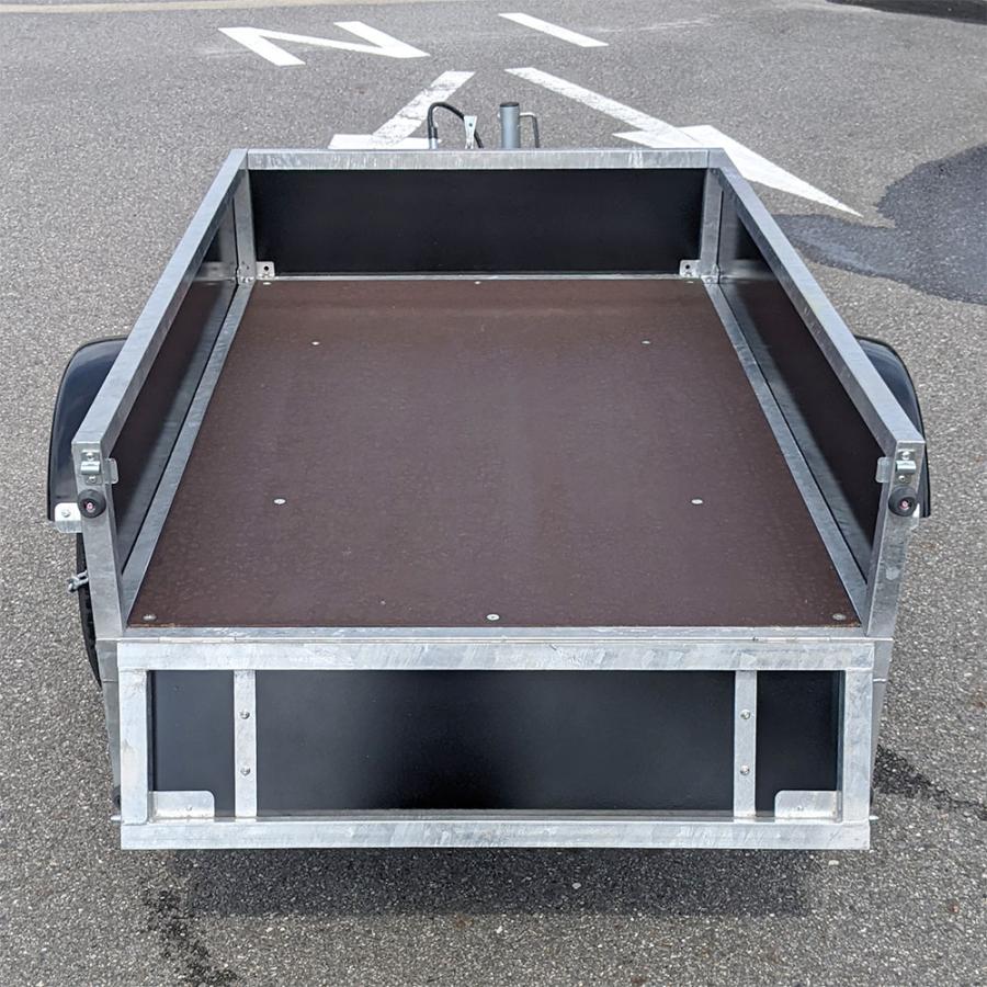サントレックストレーラー 黒色 カバー付きFMT07 (軽トレーラー) SUNTREX(サントレックス) カーゴトレーラー FMT07 ブラック 最大積載量