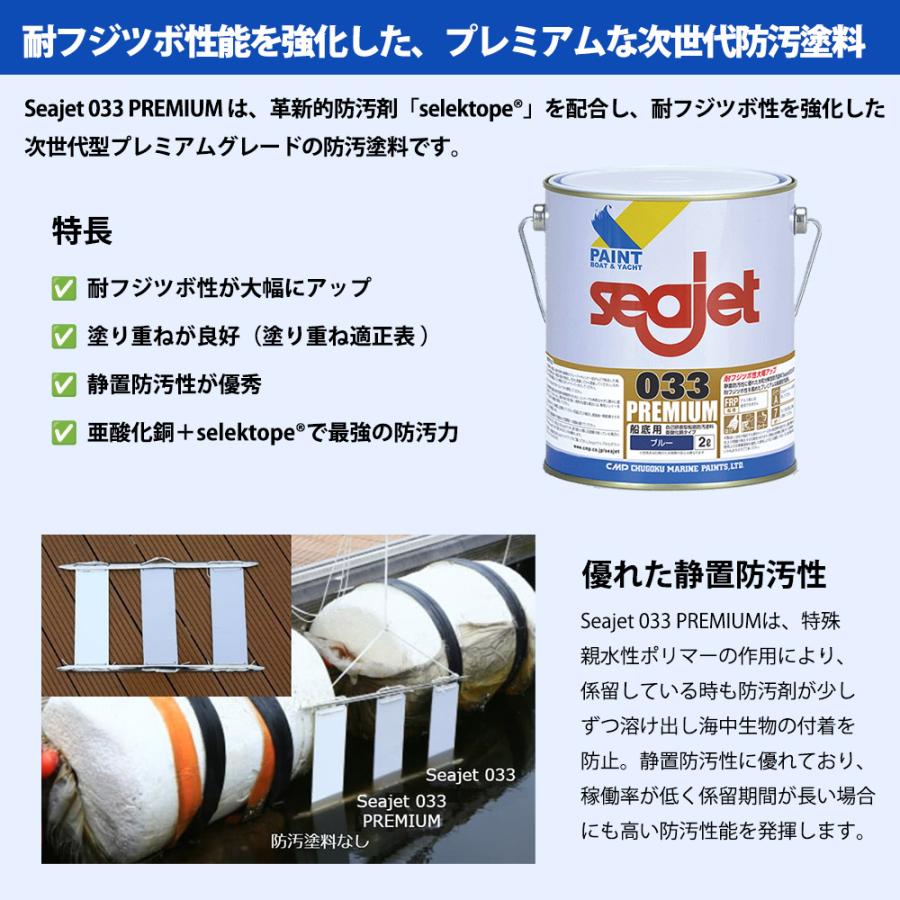 船底塗料 シージェット 033 プレミアム 中国塗料 2L ブラック シャーク