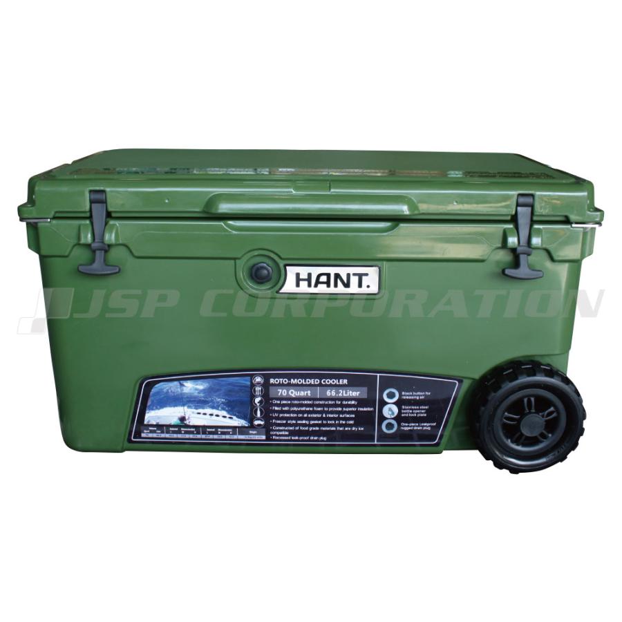 HANT（ハント） クーラーボックス 70QT(66.2L) キャスター付き 