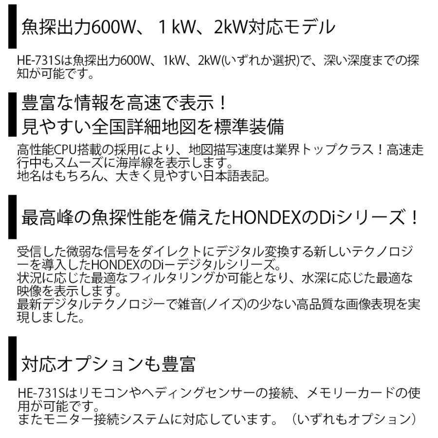 HONDEX ホンデックス HE-731S GPSアンテナ外付仕様 10.4型 GPS HONDEX ホンデックス HE-731S GPSアンテナ外付仕様 10.4型 GPS