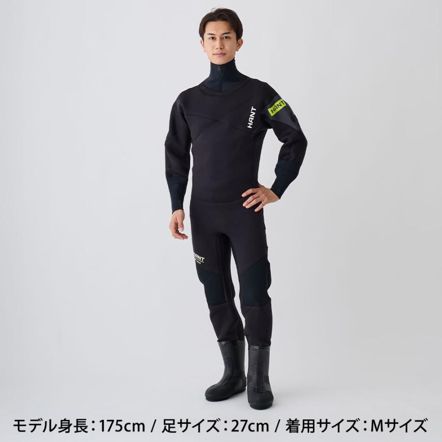 HANT（ハント） 水中作業用ドライスーツ ブーツ付き 作業用 業務用