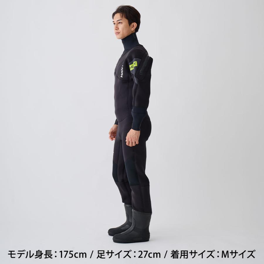 HANT（ハント） 水中作業用ドライスーツ ブーツ付き 作業用 業務用