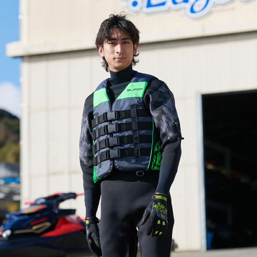J-FISH フィッシングライフジャケットセット　ジェットスキー 楽天市場】【10日ポイント5倍】ライフジャケット 大人用