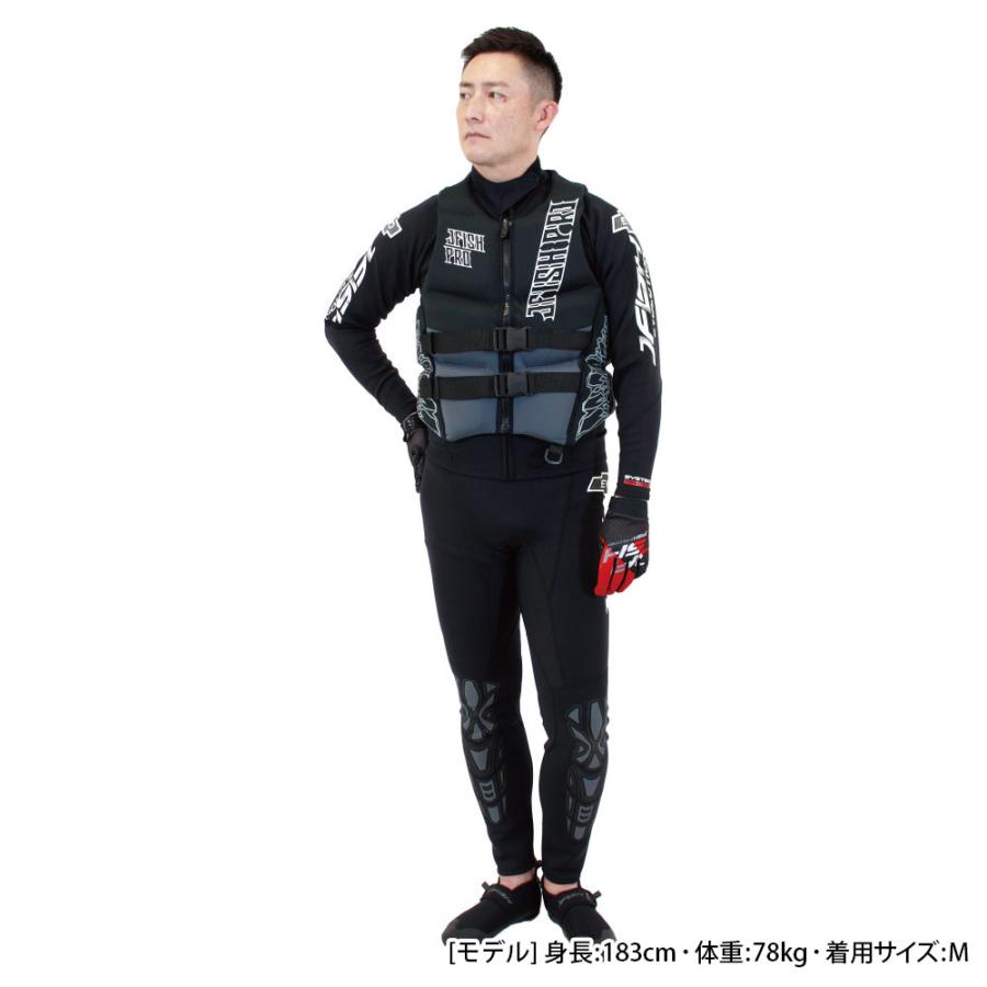 ライフジャケット ジェットスキー PRO オベスト ライフベスト J-FISH ジェイフィッシュ メンズ レディース 大人用 ネオプレーン 小型特殊(PWC)船舶検査対応の画像