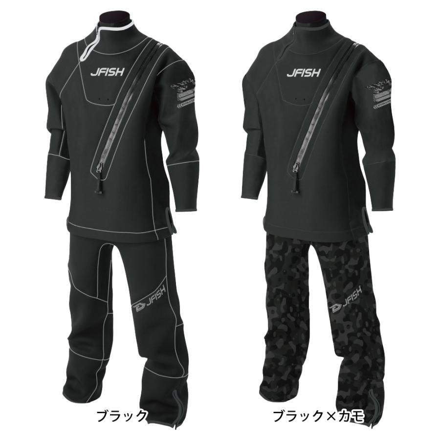 J-FISH ブラック ウェットスーツ 長袖・ロングパンツ　ML J-FISH（ジェイフィッシュ） ドライスーツ ジェットスキー ウェット