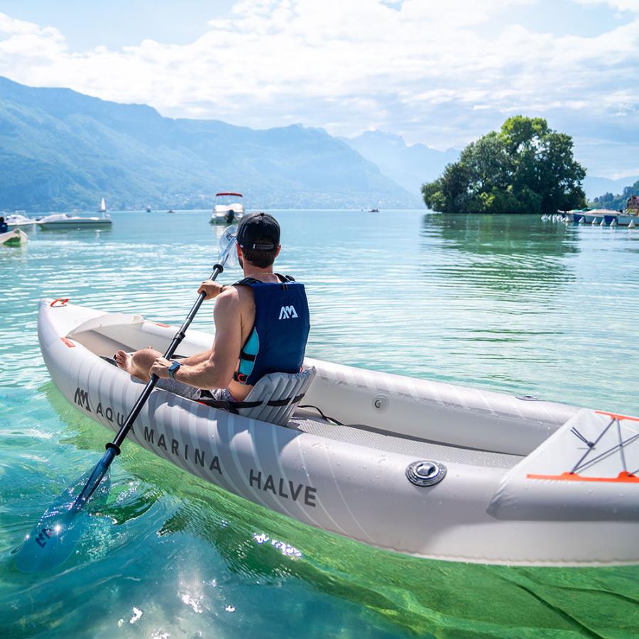 KAYAK インフレータブルカヤック AQUA MARINA アクアマリーナ HALVE ハーブ HA-398 1人乗り | AQUA MARINA | 12