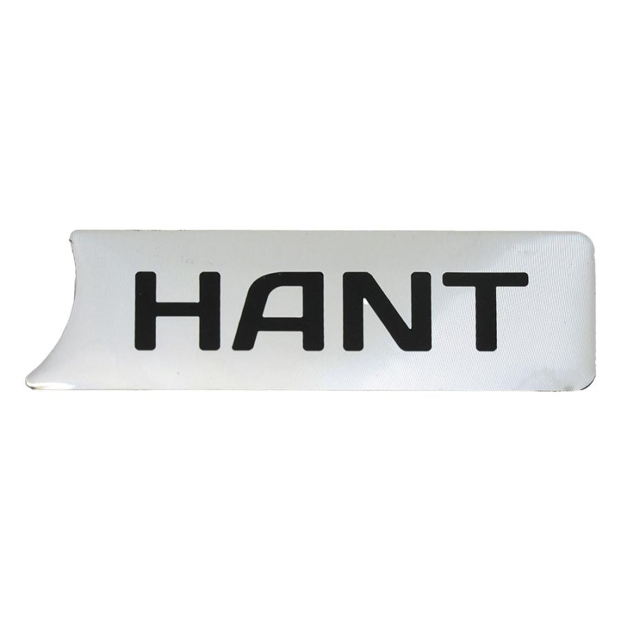 HANT（ハント） ロゴプレート（シルバー） クーラーボックス パーツ 