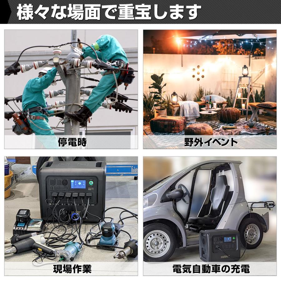 HANT（ハント） ポータブル電源 EB200 超大容量540000mAh/2000Wh PSE 