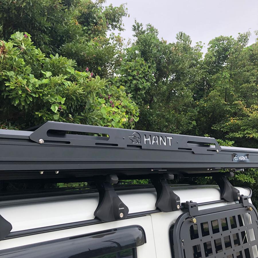 HANT（ハント） ルーフラック2本セット ルーフテントリヤオープン