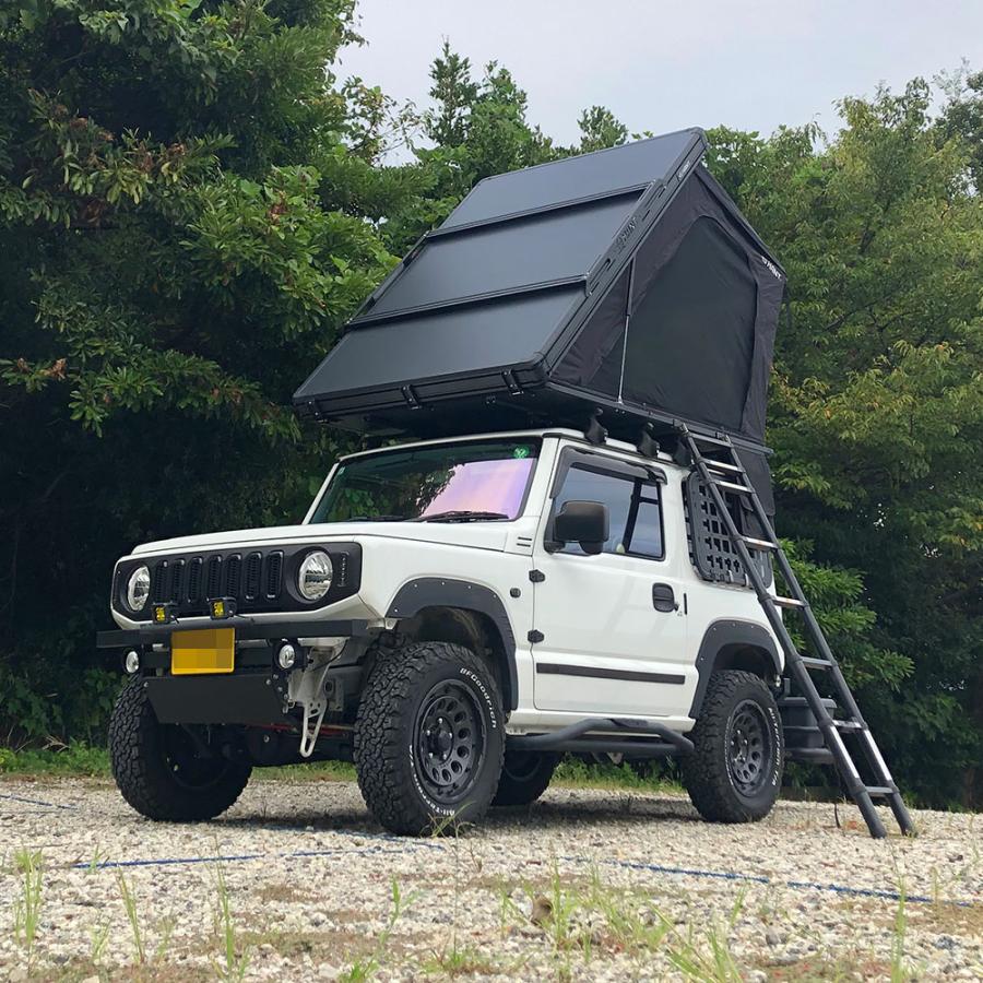 HANT（ハント） ルーフラック2本セット ルーフテントリヤオープン