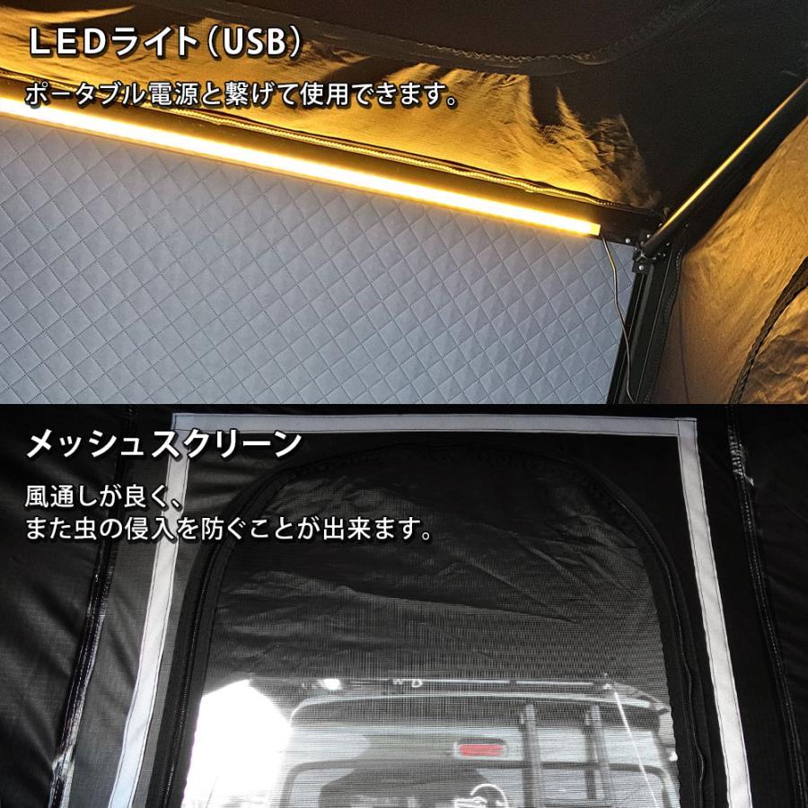 ルーフテント 4人 家族 HANT テント型 ハードシェル ルーフトップ 