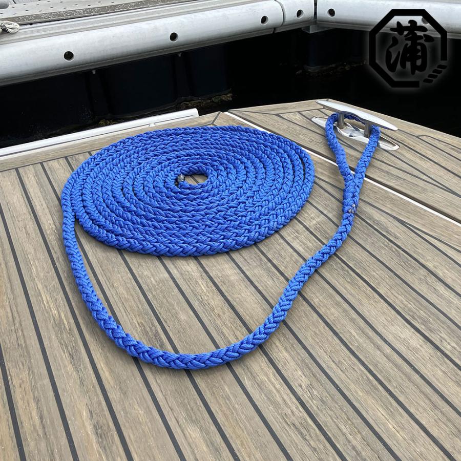 HANT(アウトドア) 蒲印 もやいロープ φ18mm 10m 8つ打ち クロス HANT(アウトドア) 蒲印 もやいロープ φ18mm 10m 8つ打ち クロス