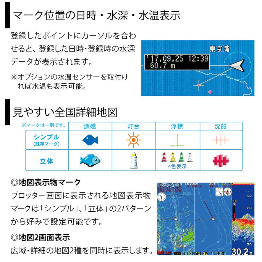 HONDEX（ホンデックス） HE-601GPIII GPSアンテナ内蔵 5型ワイド GPS