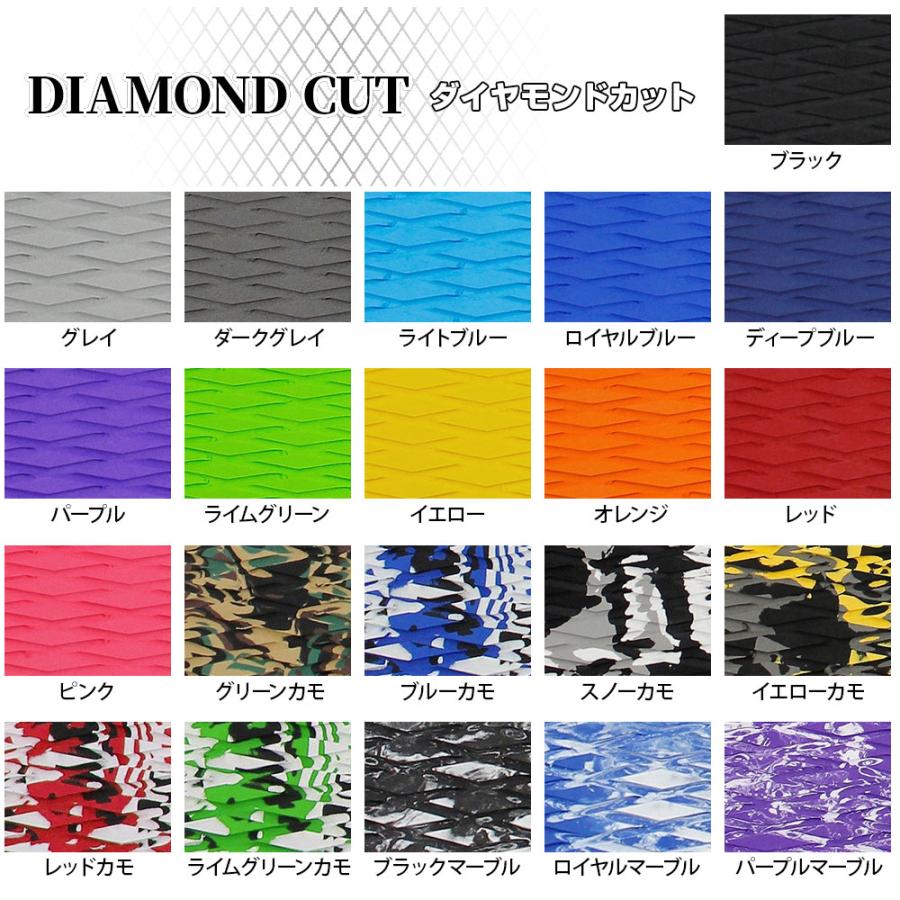 HYDRO-TURF デッキパッド ブラック/オレンジ ハイドロターフ HYDRO-TURF(ハイドロターフ) 単色デッキマットキット(テープ付き