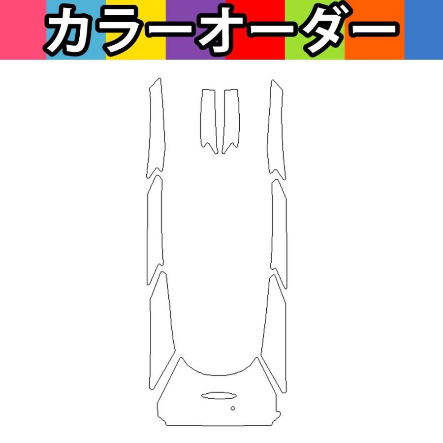 HYDRO-TURF(ハイドロターフ) ツートンデッキマットキット(テープ付き) GP1800R (21-23) 9PCS | ブランド登録なし