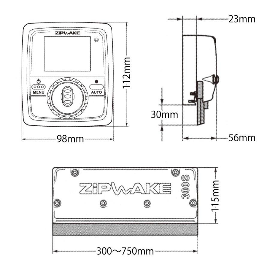 ZIP WAKE(ジップウェイク) Zipwake キット KB-300S : ネオネットマリン 
