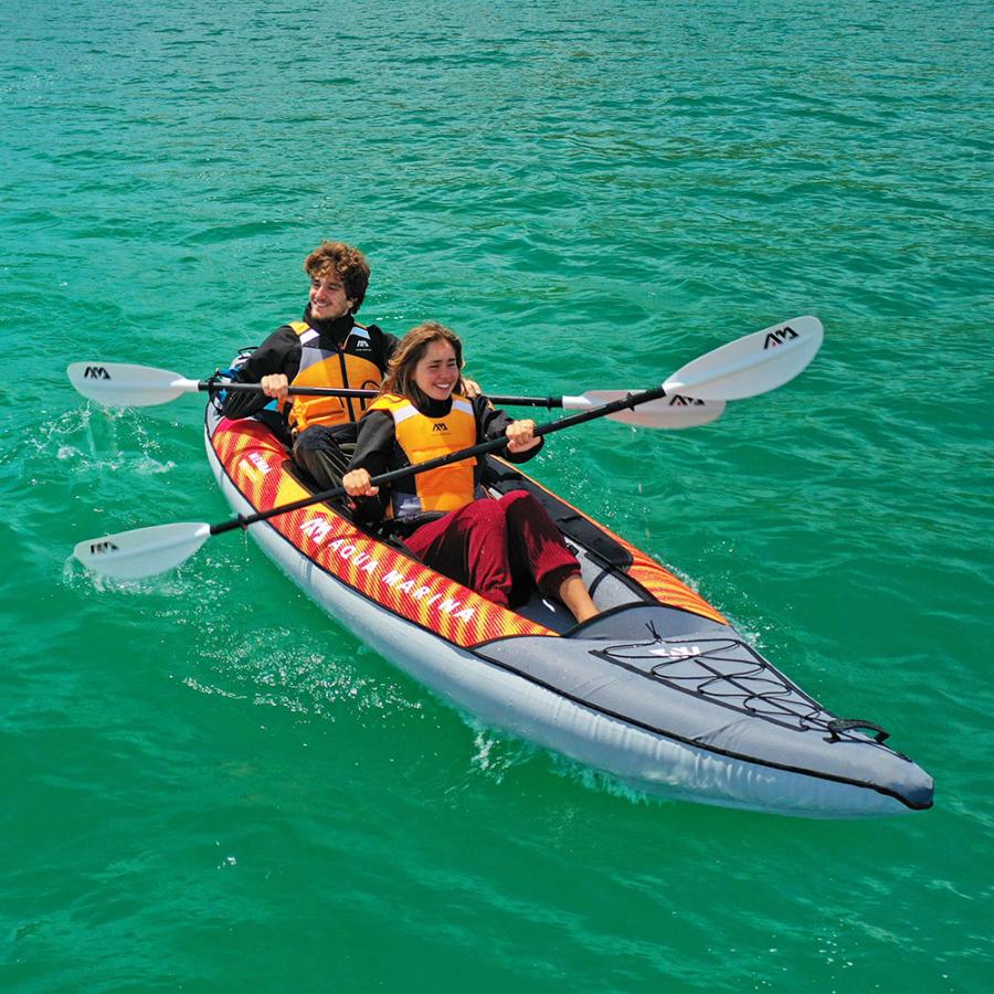 カヤック インフレータブル Memba メンバ 2人乗り カバー付き AQUA  