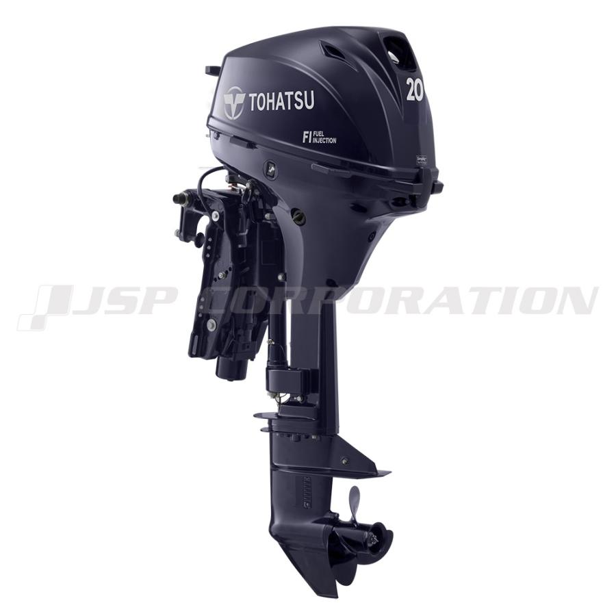 トーハツ 船外機 エンジン 20馬力 4ストローク MFS20E EF トランサムUL 海水 淡水 ゴムボート ミニボート 釣り 船  TOHATSU | TOHATSU | 01