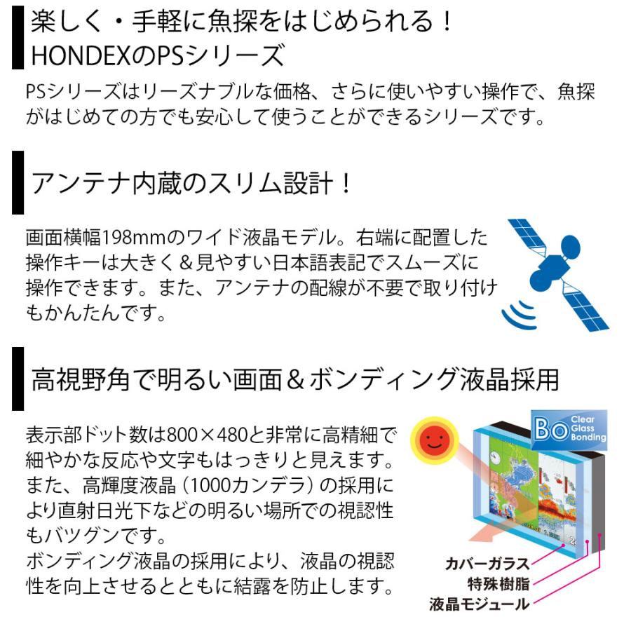 HONDEX HONDEX(ホンデックス) PS-900GP-Di アンテナ内蔵仕様 HONDEX HONDEX(ホンデックス) PS-900GP-Di アンテナ内蔵仕様