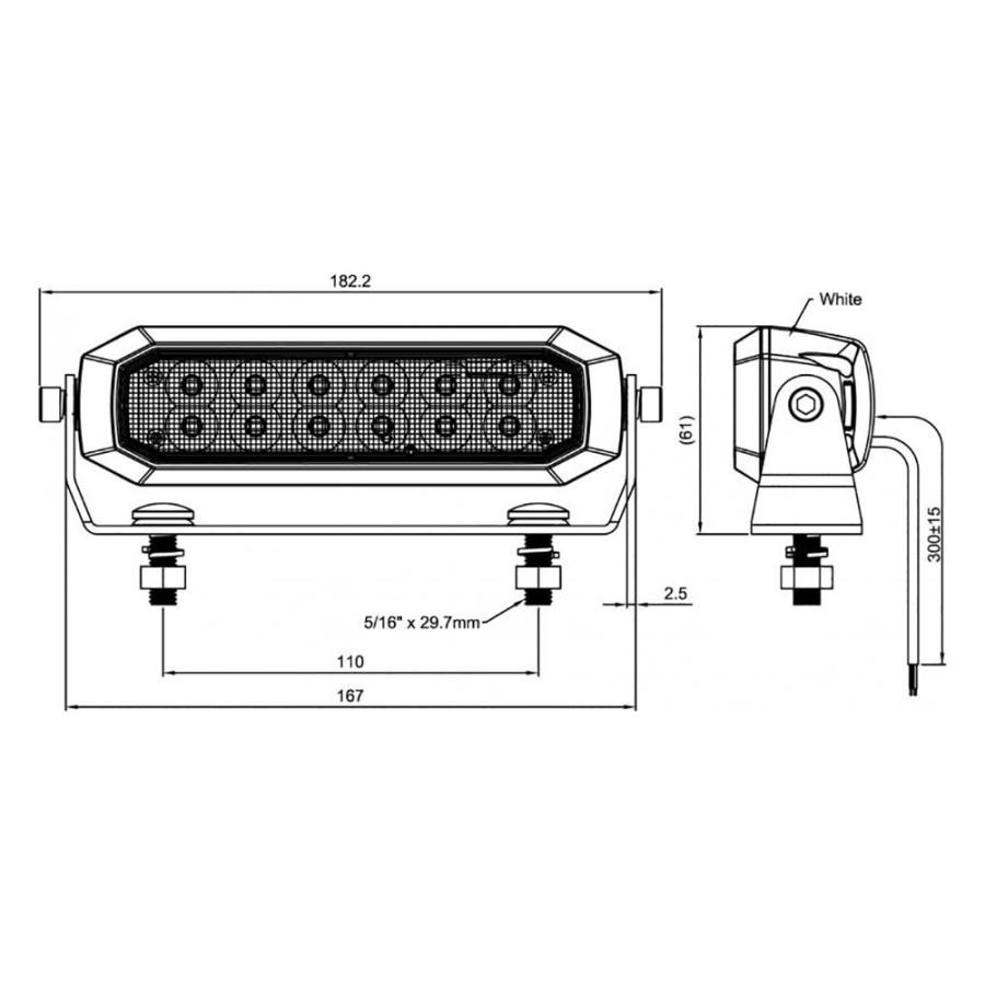 REGAR(リガー) マリン用 LED-12SQ 9〜33V(DC)の画像