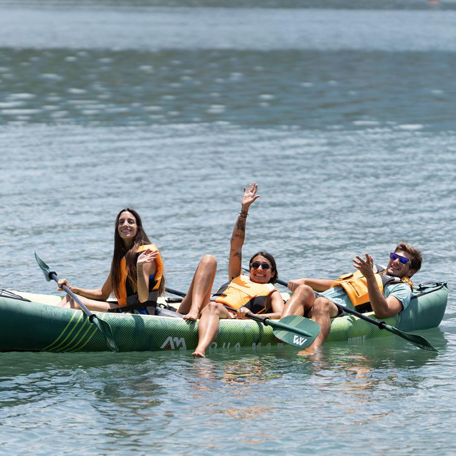 カヤック インフレータブル RIPPLE リップル 3人乗り AQUA MARINA アクアマリーナ カヌー ダッキー アウトドア 釣り ゴムボート  ビニール 空気注入式 1 人乗りカヤックの通販 | マリンスポーツその他の価格比較ならビカム