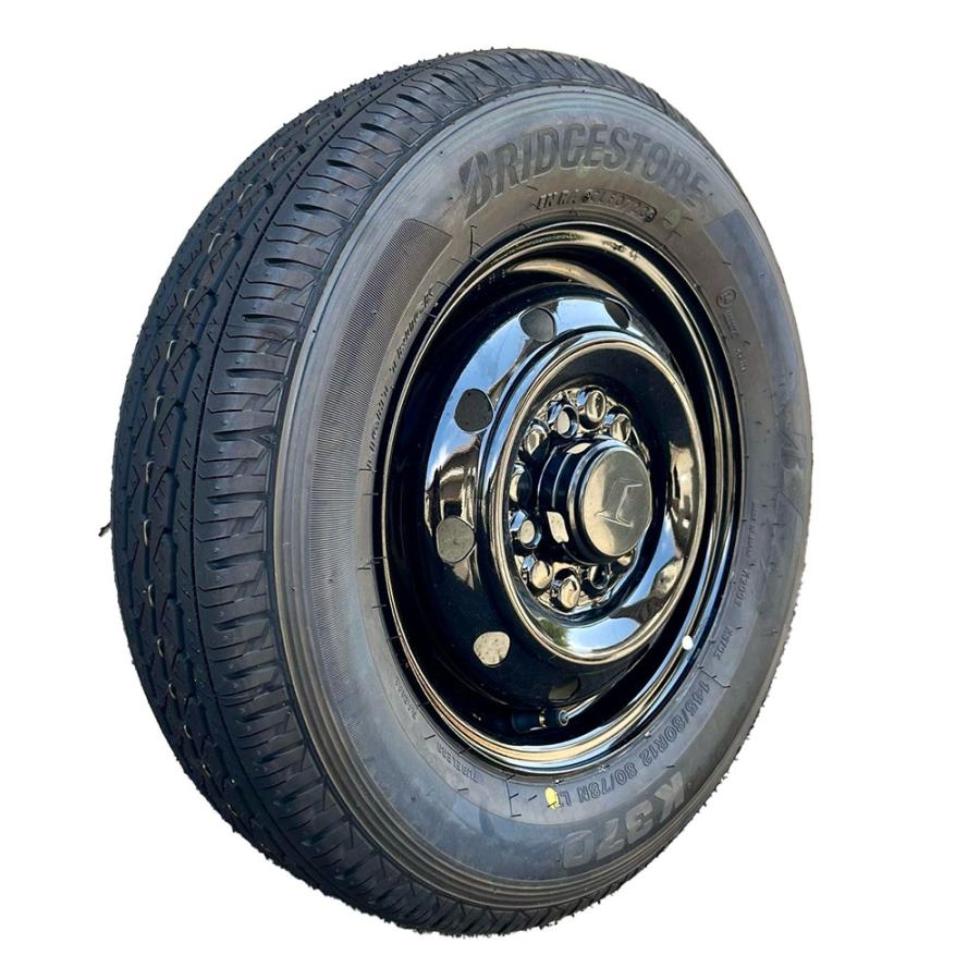 ソレックストレーラー純正　タイヤ　ホイールセット！ SOREX（ソレックス） トレーラー用 12インチタイヤ＆ホイール 4穴 黒