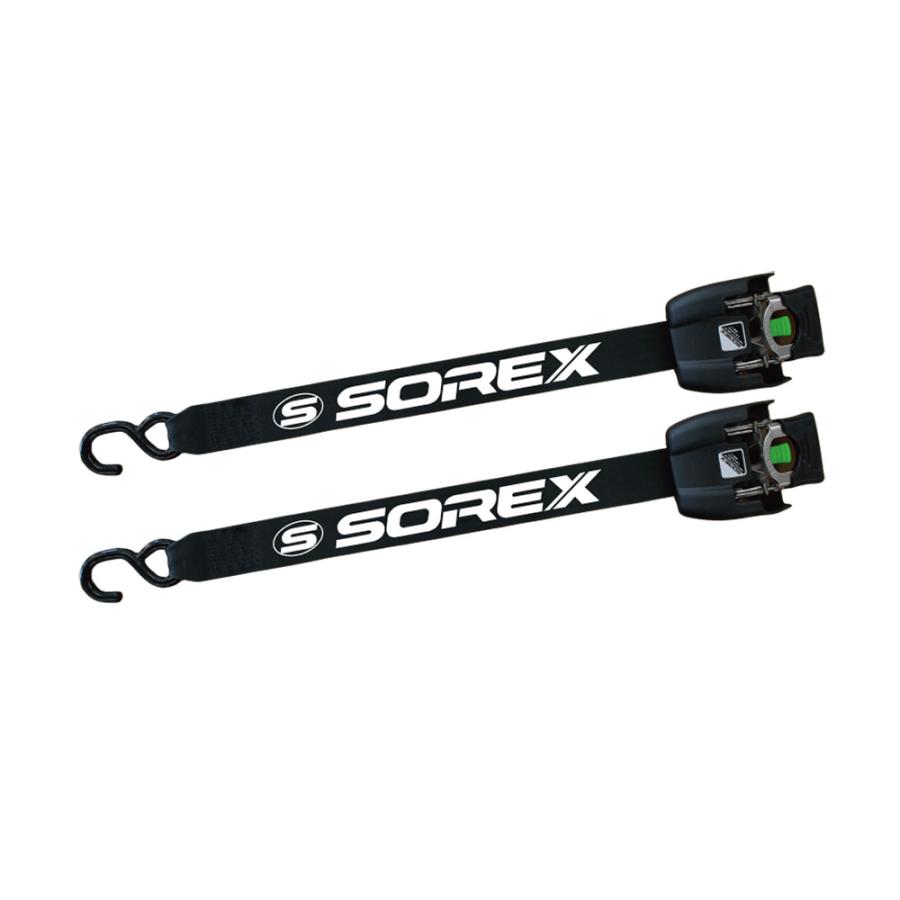 SOREX(ソレックス) ステンレス収納式タイダウンベルト 2個セット の商品画像