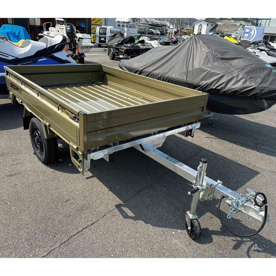 SOREX ソレックス カーゴトレーラー KC350 最大積載量：350kg カーキ