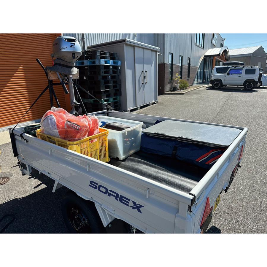 売約済みSOREX2台積みトレーラー