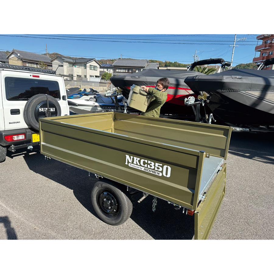SOREX ソレックス カーゴトレーラー 慣性ブレーキ仕様 NKC350K 最大