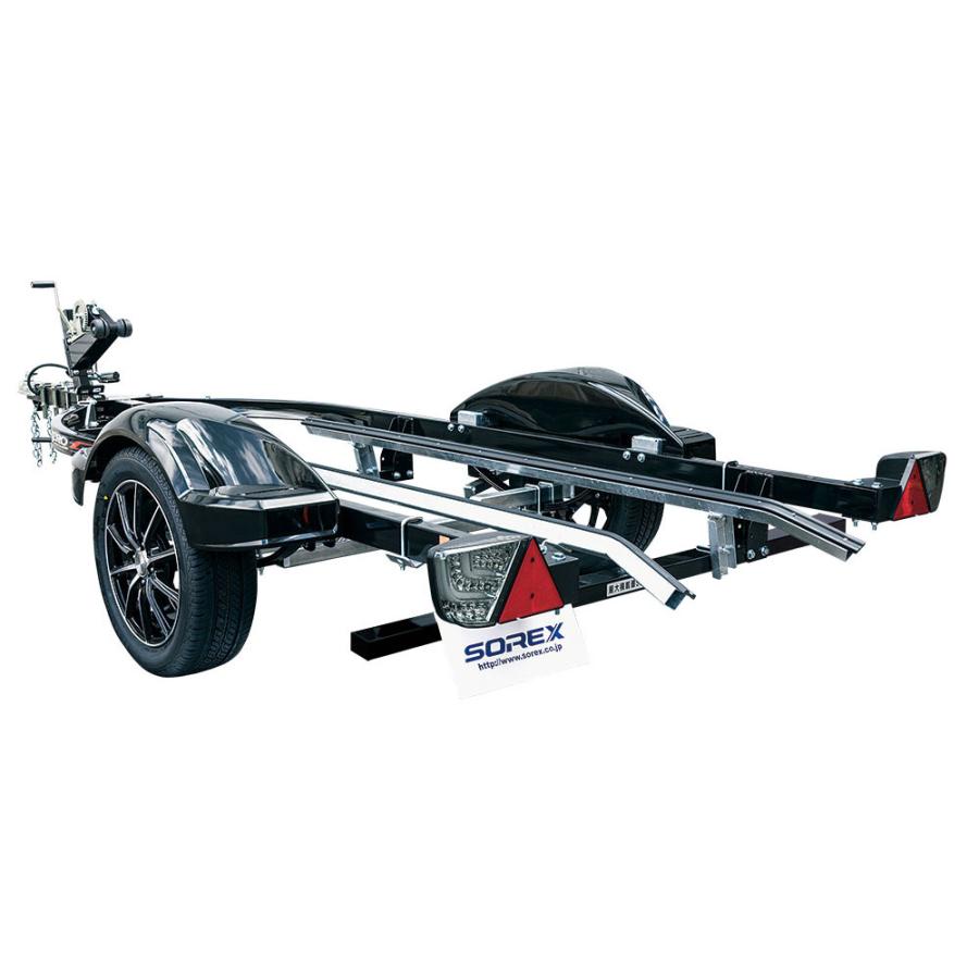 SOREX ソレックス トレーラー スチール ZERO 550B ブラック 最大積載量