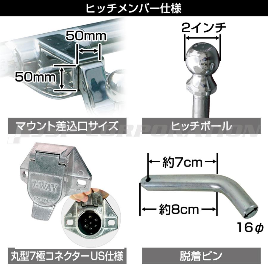 ヒッチメンバー クラウンロイヤル セダン  スチール TM112310 サントレックス SUNTREX｜neonet｜06