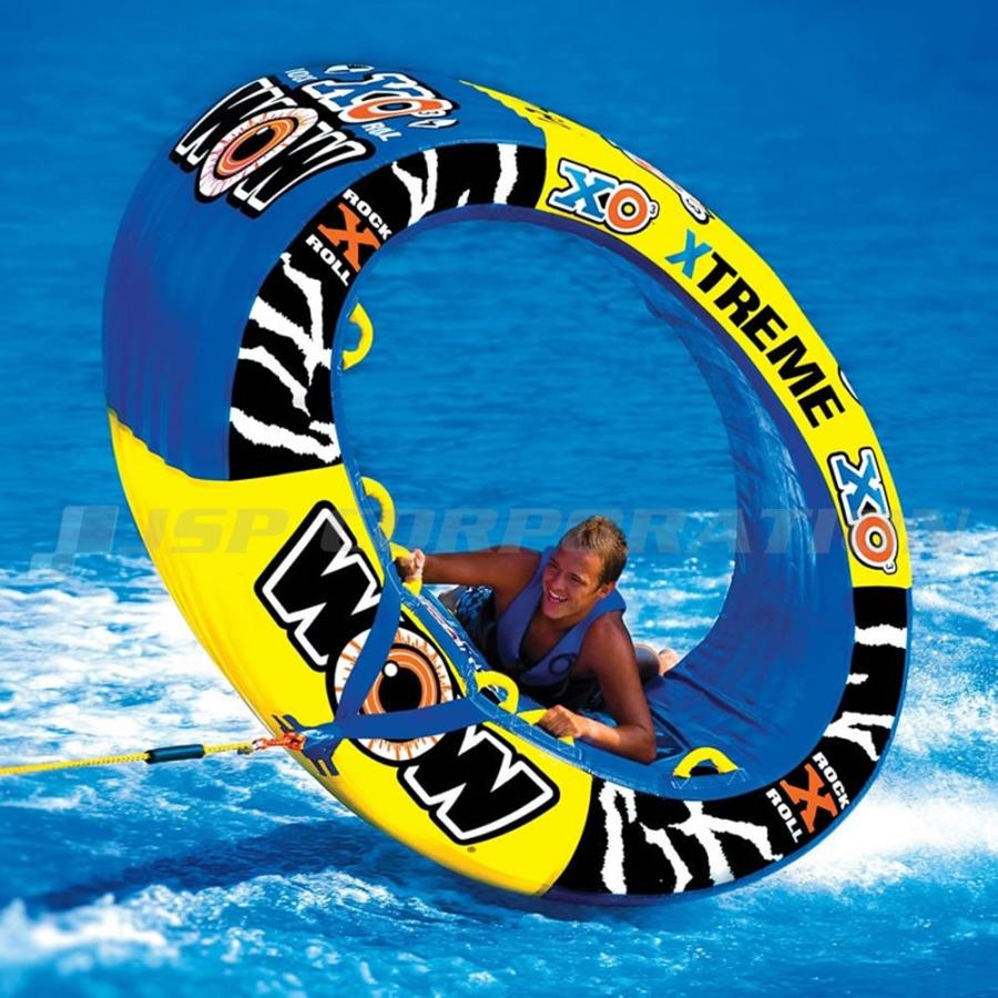 【タイムセール】 トーイングチューブ WOW/ワオ 3人乗り エックスオー エクストリーム 3点セット バナナボート 【A1912975583】(68585円)