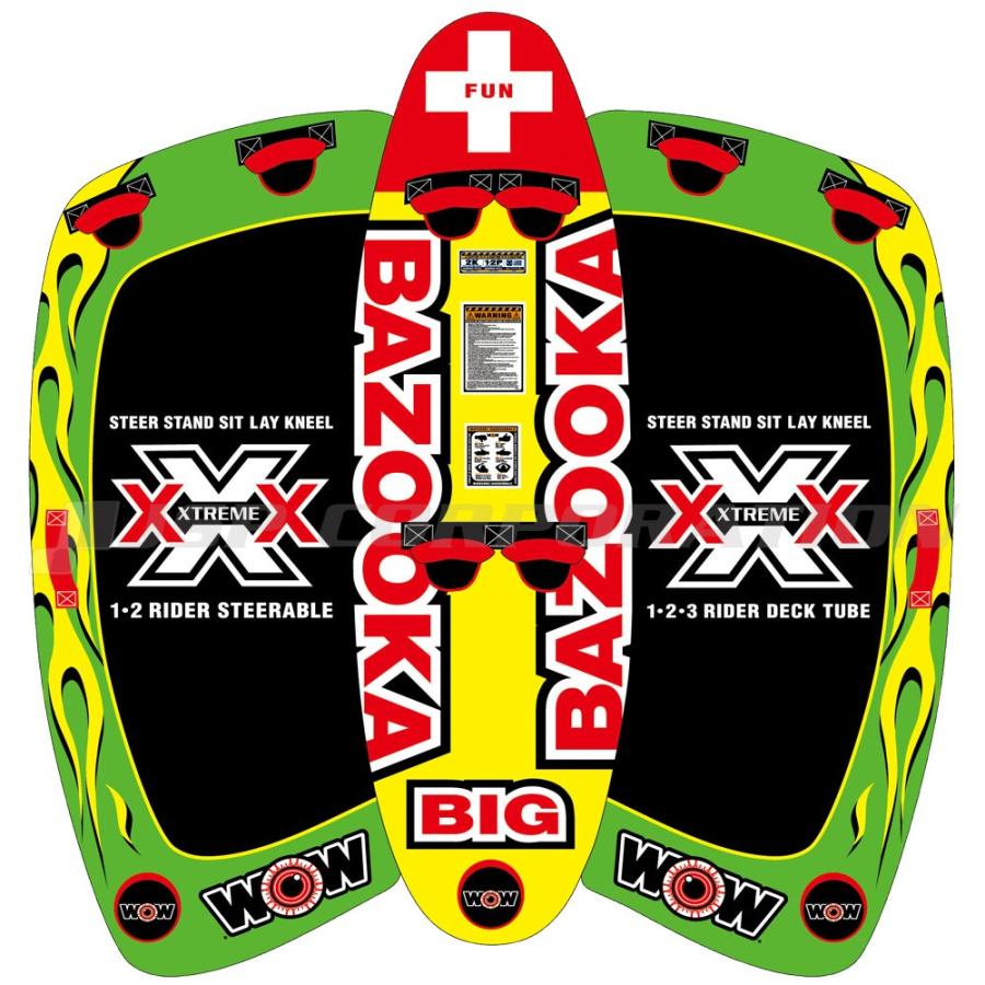 WOW トーイングチューブ WOW/ワオ 3人乗り ビッグバズーカ