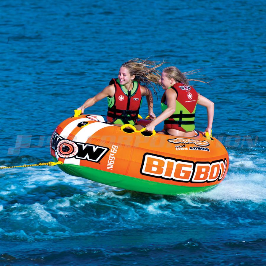 トーイングチューブ WOW/ワオ 4人乗り ビッグボーイ レーシング バナナ  