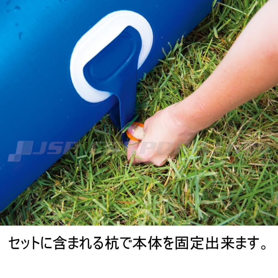 メガスライダー 25×6ft　WOW(ワオ) ウォータースライダー 連結可能 ハンドポンプ付き 芝生 連結可能 スプリンクラーシステム内蔵 滑りやすい構造で石鹸不要。｜neonet｜05