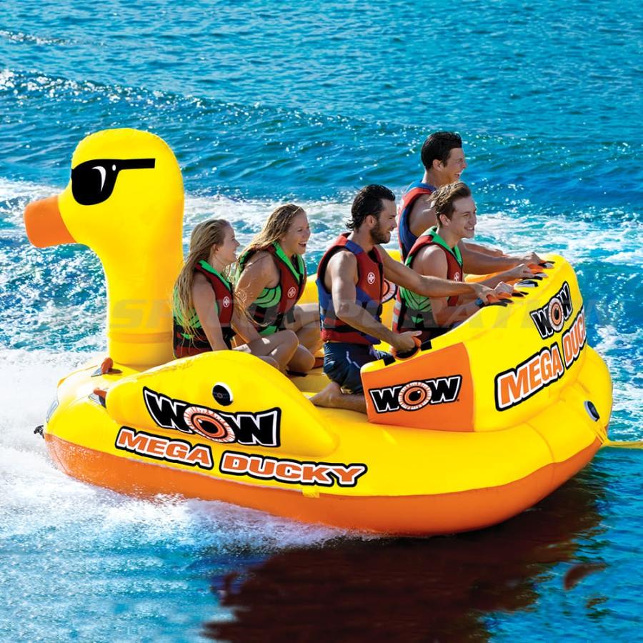 WOW トーイングチューブ WOW/ワオ 5人乗り メガダッキー バナナ WOW トーイングチューブ WOW/ワオ 5人乗り メガダッキー バナナ