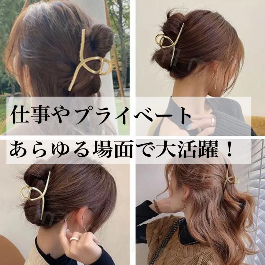 ヘアクリップ バンスクリップ 大きめ ゴールド 簡単まとめ髪 韓国 ヘアアクセサリー おしゃれ バレッタ 髪留め シンプル H 002 Neo Next 通販 Yahoo ショッピング