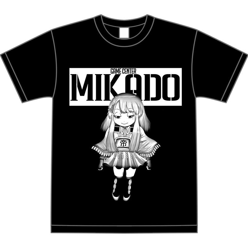 ミカドちゃん グランジデザイン Tシャツ（ブラック）｜neophililabo