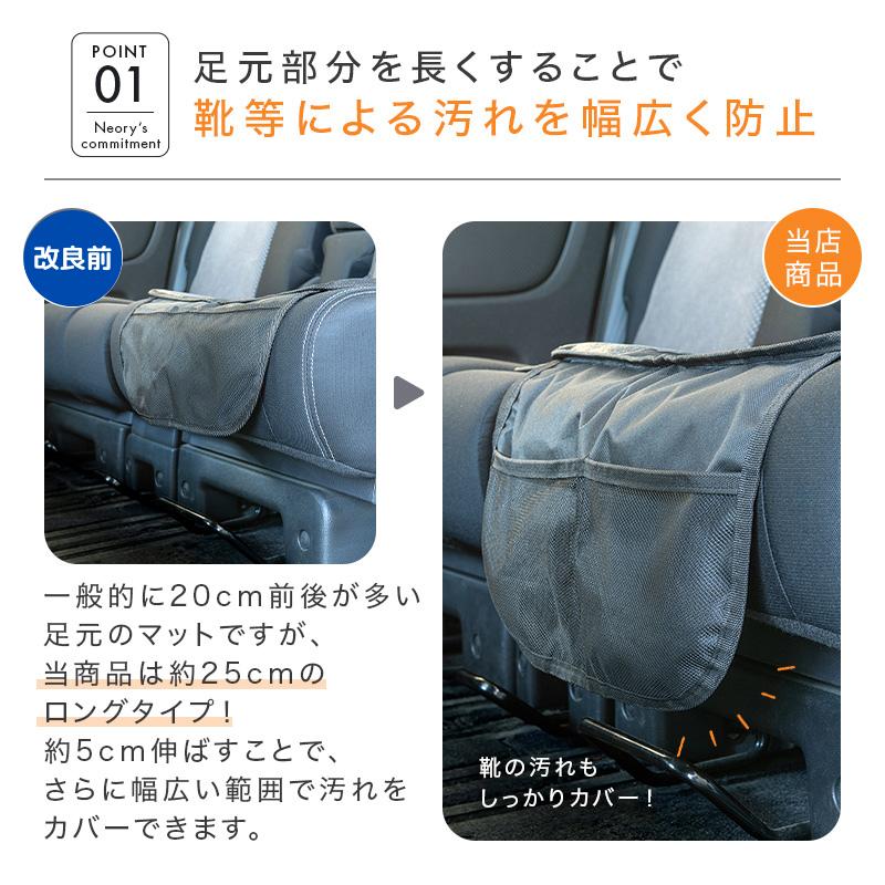 チャイルドシート 保護マット 羽つき 改良版 キックガード付き ISOFIX