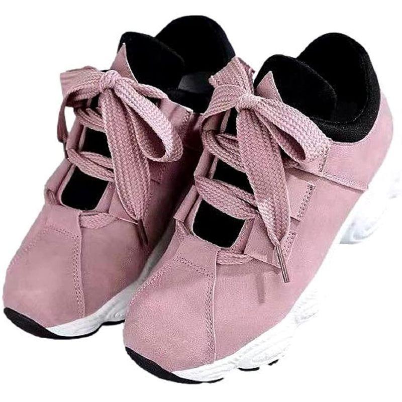 メゾンドタオ スニーカー 可愛い リボン 紐 バイカラー レディース ピンク Measurement 23 Point 0 Centim 激安正規