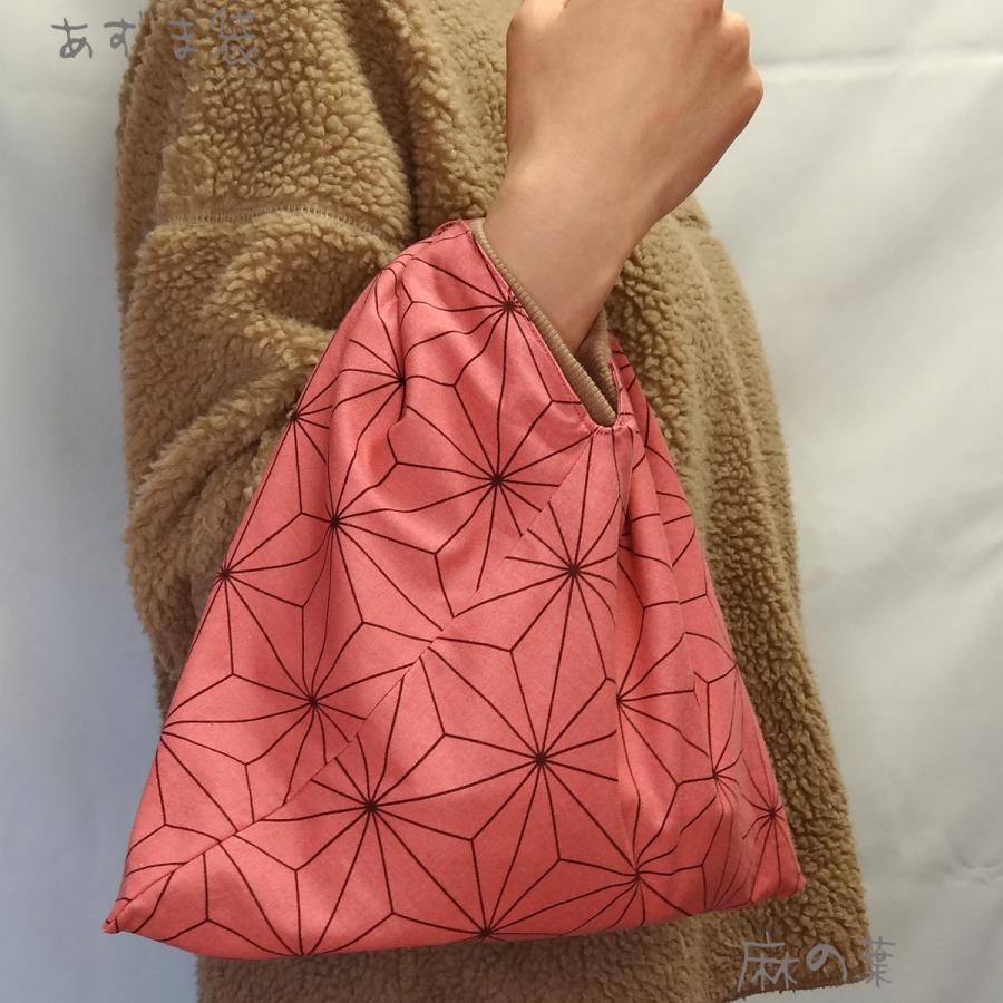 新品未使用　想屋　マカロン　和装バッグ　麻の葉地模様　NADESHIKO 在庫商品】がま口手提げバッグ【帆布・蛸唐草】 | AYANOKOJI（あやの