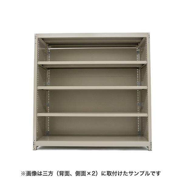【当社ラック専用】中軽量200kg/段用オプション：スチールパネル(背)１面 表示寸法：高さ120×幅120cm用 重量(6kg)_1