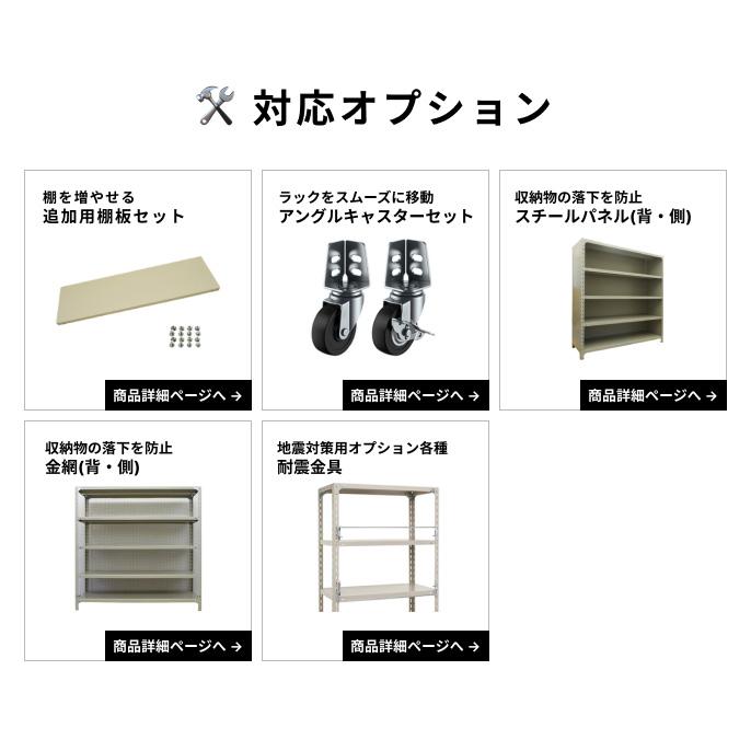 スチールラック 業務用 高さ150 幅180 奥行60cm 7段 120kg/段(ボルト) 単体 重量(91kg)の画像