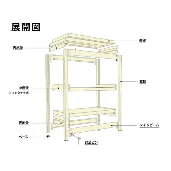 スチール写真仕合わせ 御勤め用 高さ210 幅180 奥ふかさ30糎 2段 200kg/段(雄螺旋受け答え) 単体 掛け目(37kg)