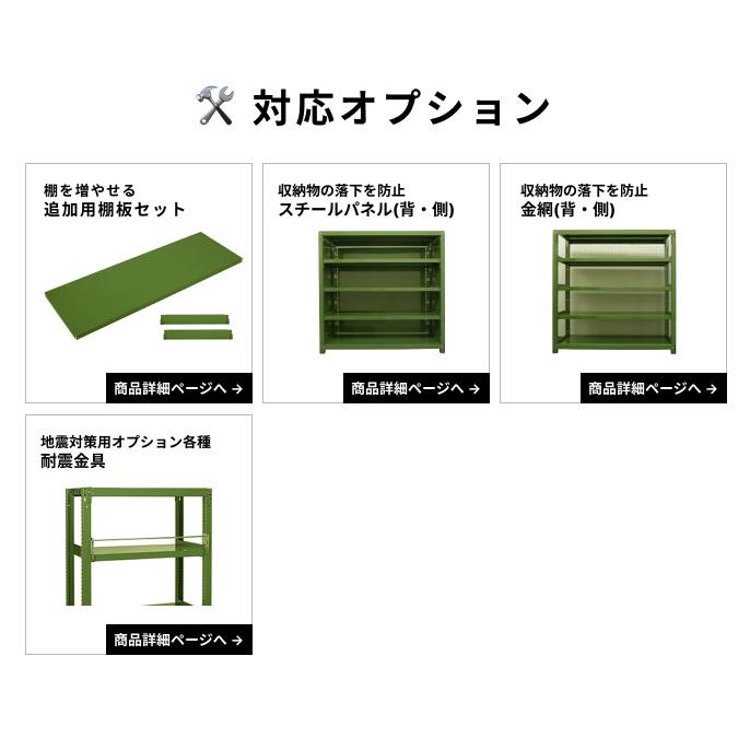 スチールラック 業務用 高さ90 幅120 奥行60cm 10段 500kg/段(ボルトレス) 連結 重量(111kg)の画像