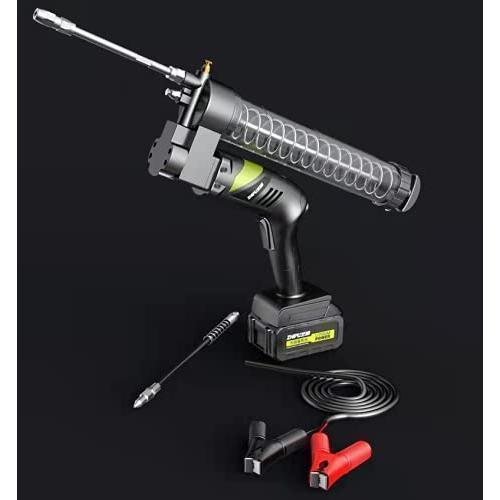 コードレスグリースガン 12000PSI高圧 充電式 24v 掘削機グリースガン
