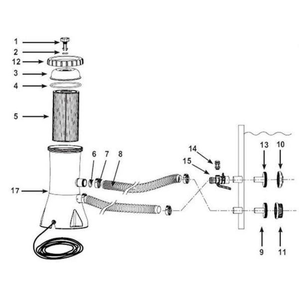 送料無料 プール 大型 インテックス 大型プール INTEX水遊び プール 【XUR1494732960】(53590円)