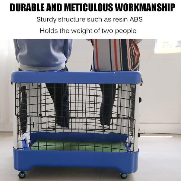 期間セール ！ 金属製の犬用クレート、ペットオレンジの金属製折りたたみケージ、噛みにくいプラスチック製のベーストレイとキャリアハンドルでアップグレード、子犬の旅行、ト 【WSO1990735741】(71373円)