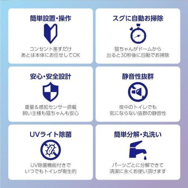 完動品 猫 トイレ 全自動トイレ 猫用 トイレ 大型 多頭飼い 猫トイレ本体 おしゃれ 猫 自動トイレ消臭 猫砂 掃除 飛び散り防止 UV消毒 掃除簡単 重量監視 ねこ ネコ 【7334194105】(26295円)